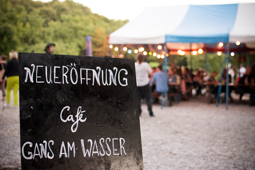 Cafe Gans am Wasser, Westpark München, ISARBLOG 2016