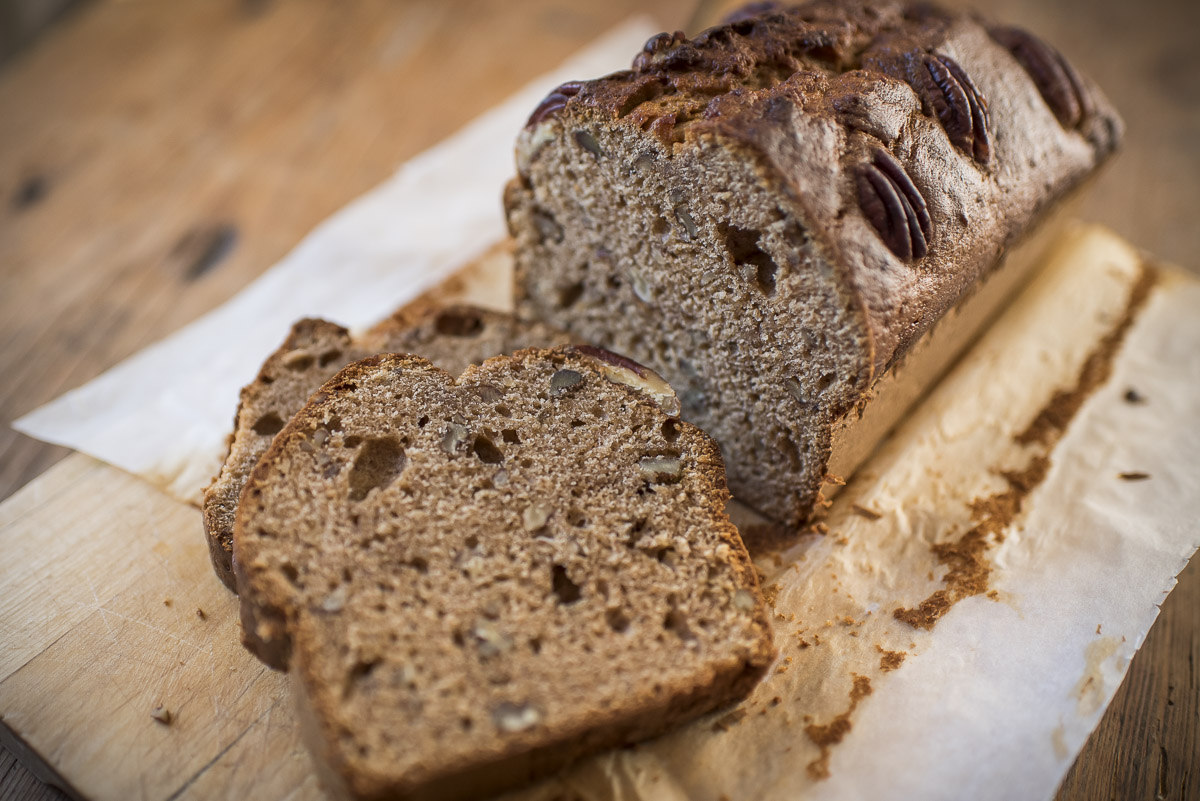 Unser Rezept für ein Bananenbrot mit Pekannüssen